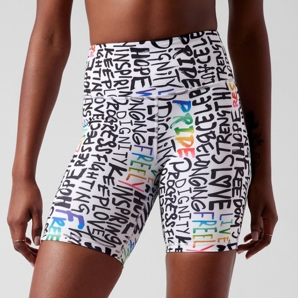 PRIDE XS ,S, M, L Train Shorts SOLD OUT Elation Biker Yoga Sports Equality Soft